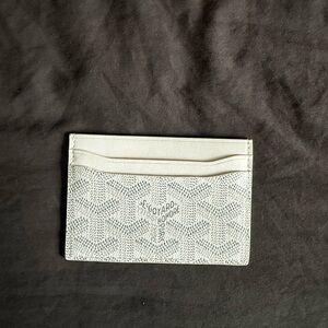 Goyard Cream Card Holder